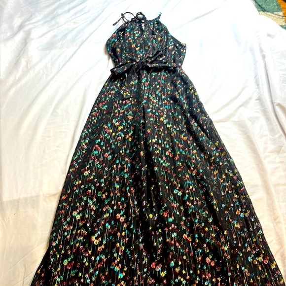 Eva Franco Edita Halter Metallic Clip Dot Jumpsuit - Picture 5 of 9